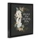Stupell Industries Spiritual Scripture with Florals Framed Floater Canvas Wall Art Design by House Fenway